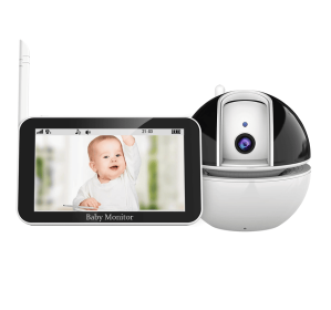PSABM520 Baby Motion Monitor Temperature Monitor 5 Inch IPS Infrared Night Vision Camera bidirectional Audio HD 1280 * 720P