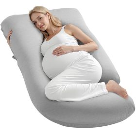 Pregnancy Pillow, G-Shaped Maternity Pillow for Sleeping, Full-Body Support Pillow with Removable & Washable Cover