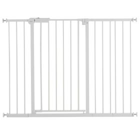 Baby Gate 26-48 Inches Adjustable Width 36 Inches High Dog Gate White