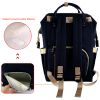 Mummy Diaper Bag Backpack Water-Resistant Large Capacity Travel Nappy Backpack Baby Nursing Handbag for Mom Dad Baby Care