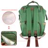 Mummy Diaper Bag Backpack Water-Resistant Large Capacity Travel Nappy Backpack Baby Nursing Handbag for Mom Dad Baby Care