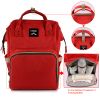 Mummy Diaper Bag Backpack Water-Resistant Large Capacity Travel Nappy Backpack Baby Nursing Handbag for Mom Dad Baby Care