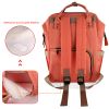 Mummy Diaper Bag Backpack Water-Resistant Large Capacity Travel Nappy Backpack Baby Nursing Handbag for Mom Dad Baby Care