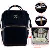 Mummy Diaper Bag Backpack Water-Resistant Large Capacity Travel Nappy Backpack Baby Nursing Handbag for Mom Dad Baby Care