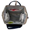 Mummy Diaper Bag Backpack Water-Resistant Large Capacity Travel Nappy Backpack Baby Nursing Handbag for Mom Dad Baby Care