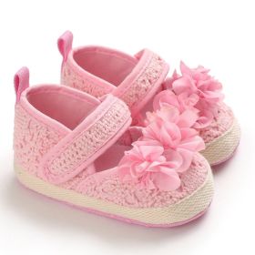 0-1 Year Old Baby Toddler Soft Sole Shoes (Color: Pink, size: Inner length11 cm)