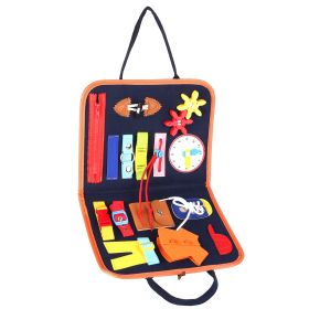 Kids Busy Board Sensory Activity Board Preschool Learning Toys Montessori Educational Gift for 1-6 Years Old Baby Toddler Girls Boys (Option: D)