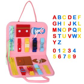 Kids Busy Board Sensory Activity Board Preschool Learning Toys Montessori Educational Gift for 1-6 Years Old Baby Toddler Girls Boys (Option: B)